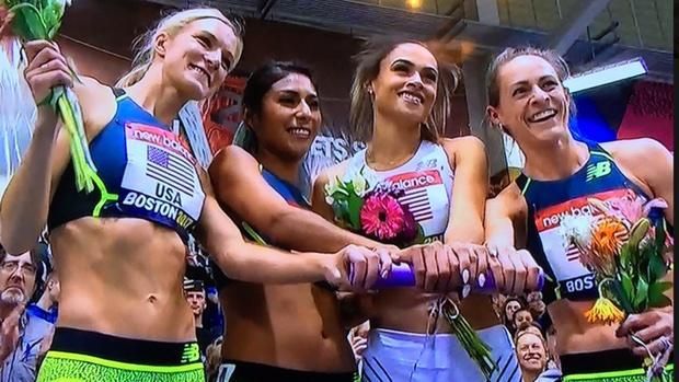 Jenny Simpson Anchors All-Star DMR Squad To World Record