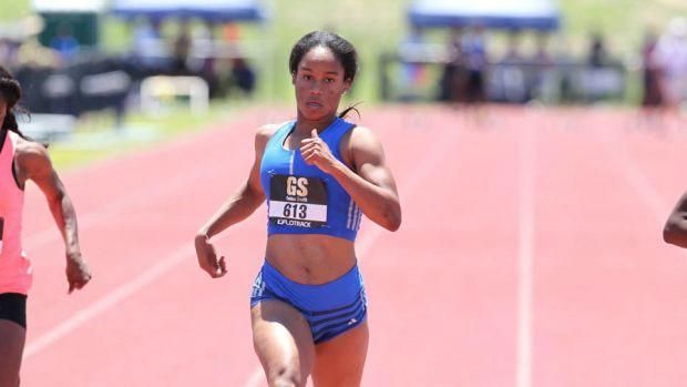 Track And Field Top 500 Girls 100m Dash Briana Williams 11 30 Is Just